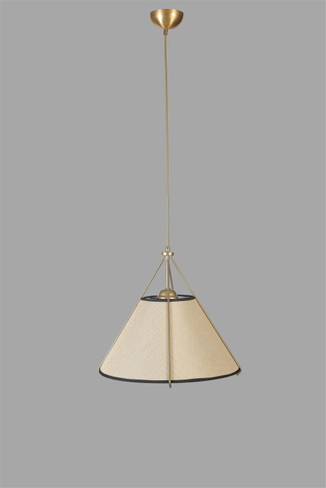 Opviq Lámpara de Araña Beige y Dorada con Altura Ajustable Opviq Lámpara de Araña Beige y Dorada con Altura Ajustable